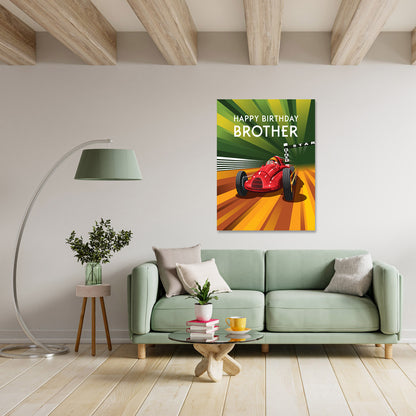 Happy Birthday Brother Art Print