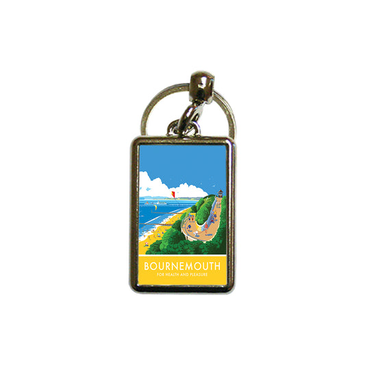 Bournemouth, For Health and Pleasure Metal Keyring