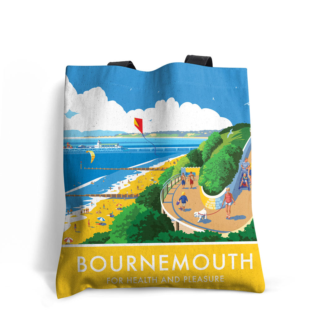 Bournemouth, For Health and Pleasure Premium Tote Bag