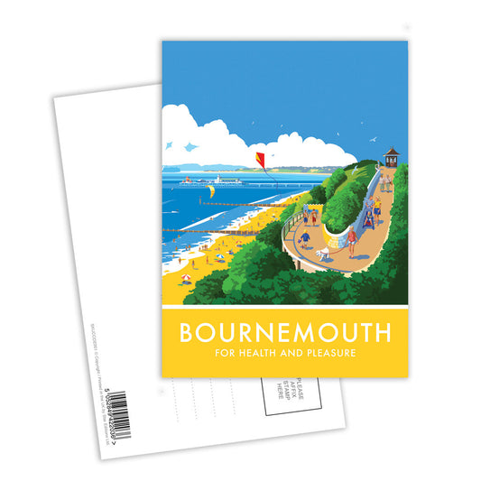 Bournemouth, For Health and Pleasure Postcard Pack of 8
