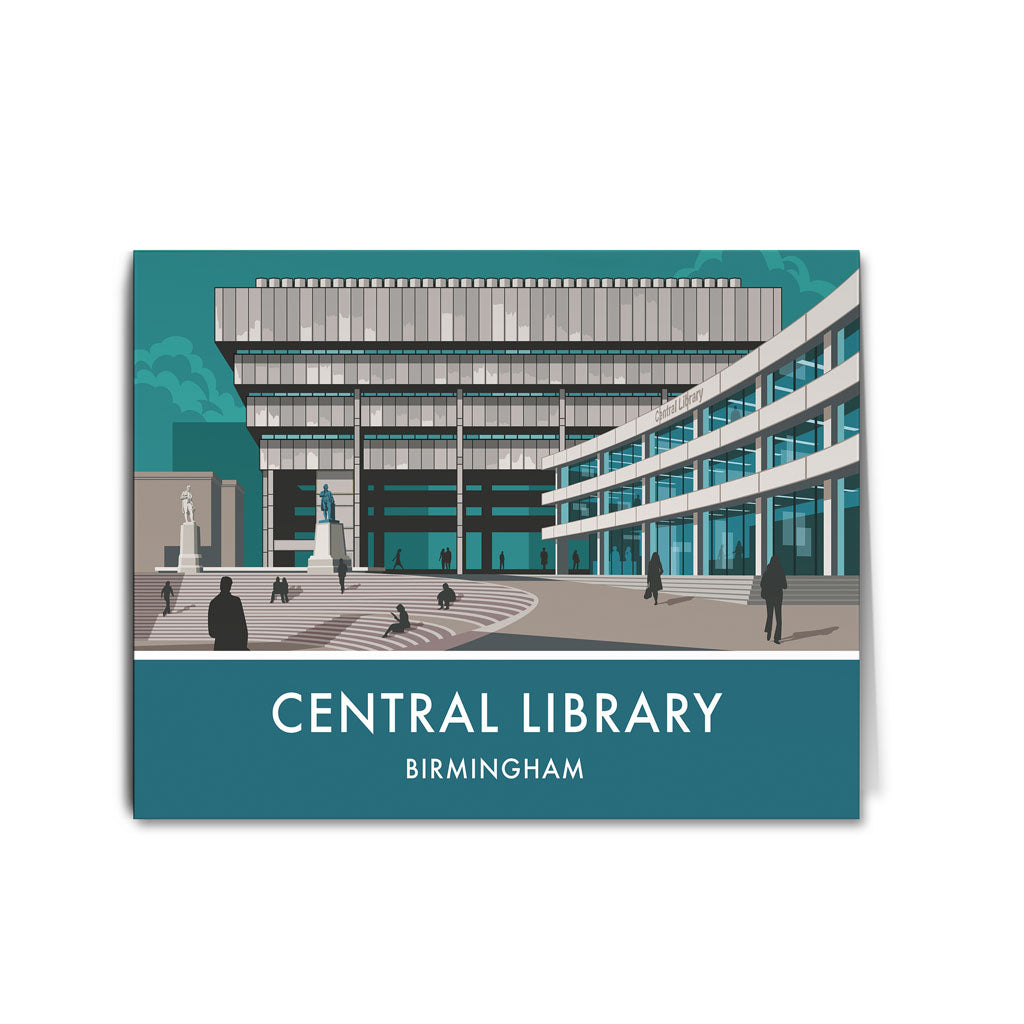 Central Library Greeting Card 7x5