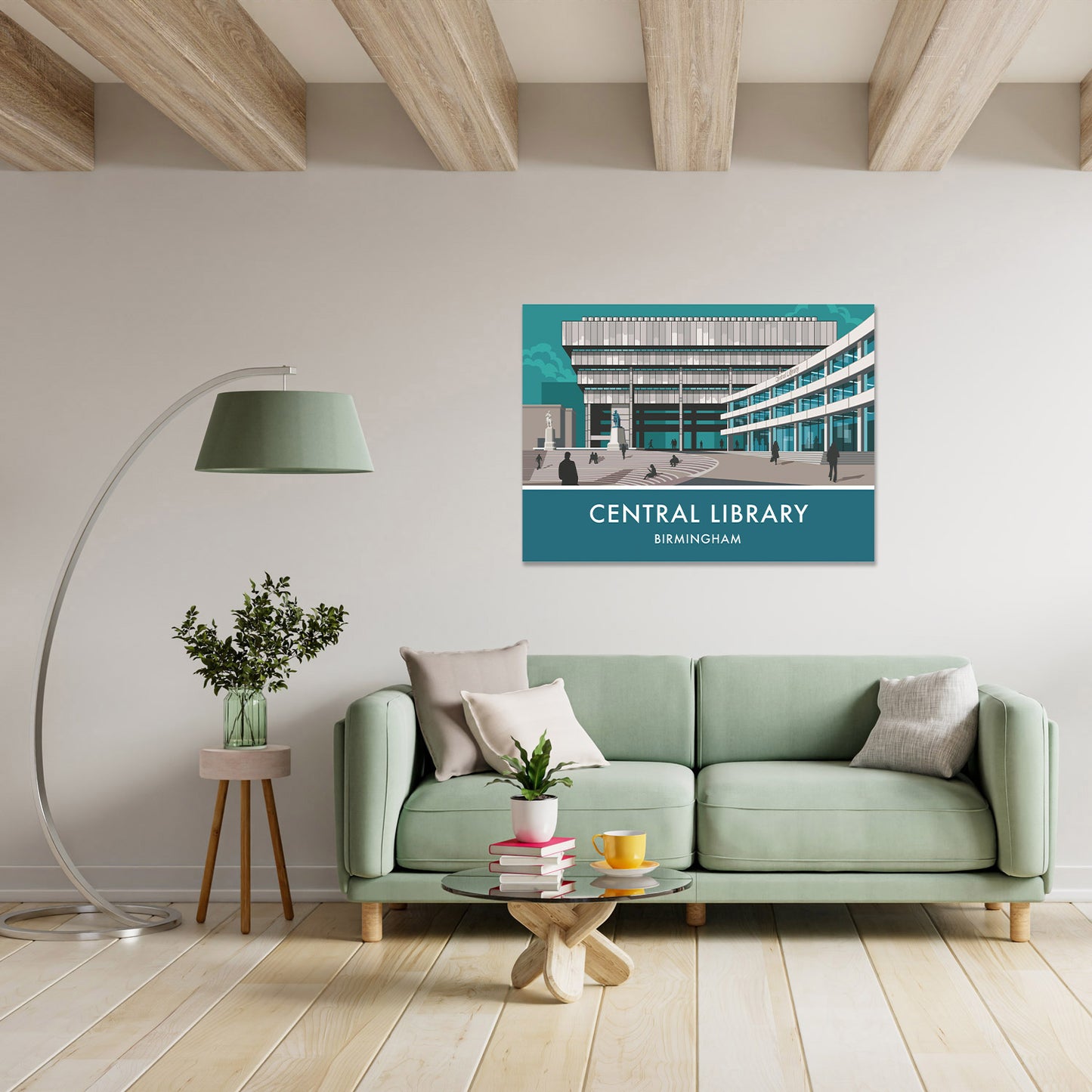 Central Library Art Print