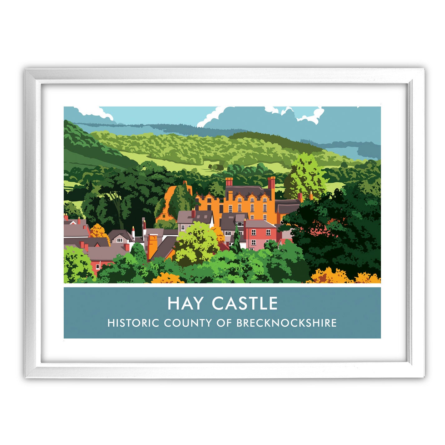 Hay Castle Art Print