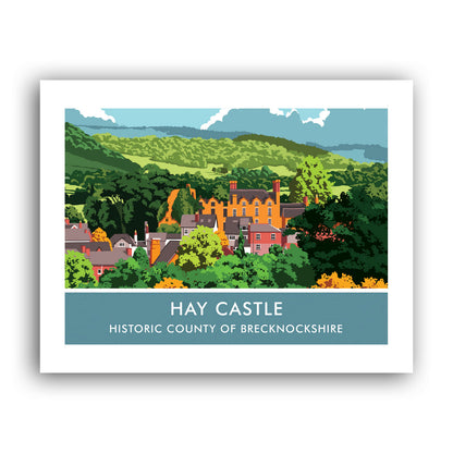 Hay Castle Art Print