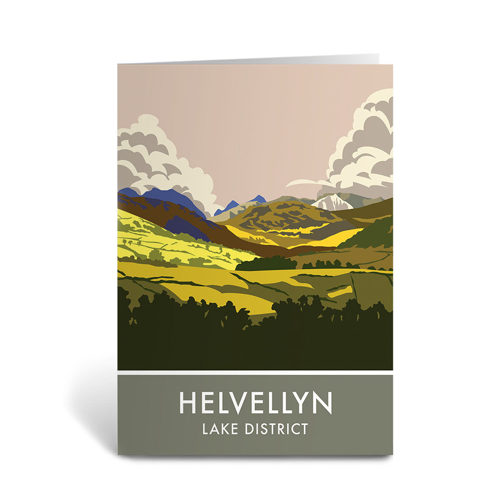 Helvellyn Greeting Card 7x5