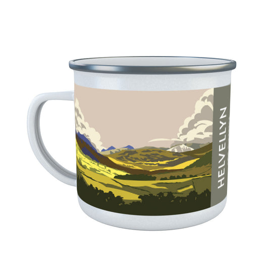 Helvellyn, Lake District, Cumbria Enamel Mug