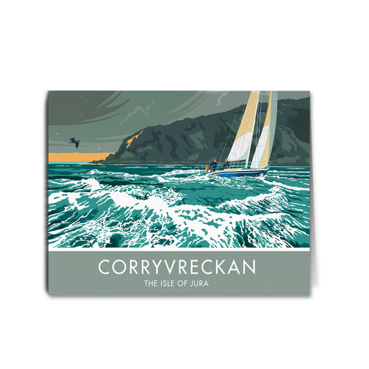 Corryvreckan Greeting Card 7x5