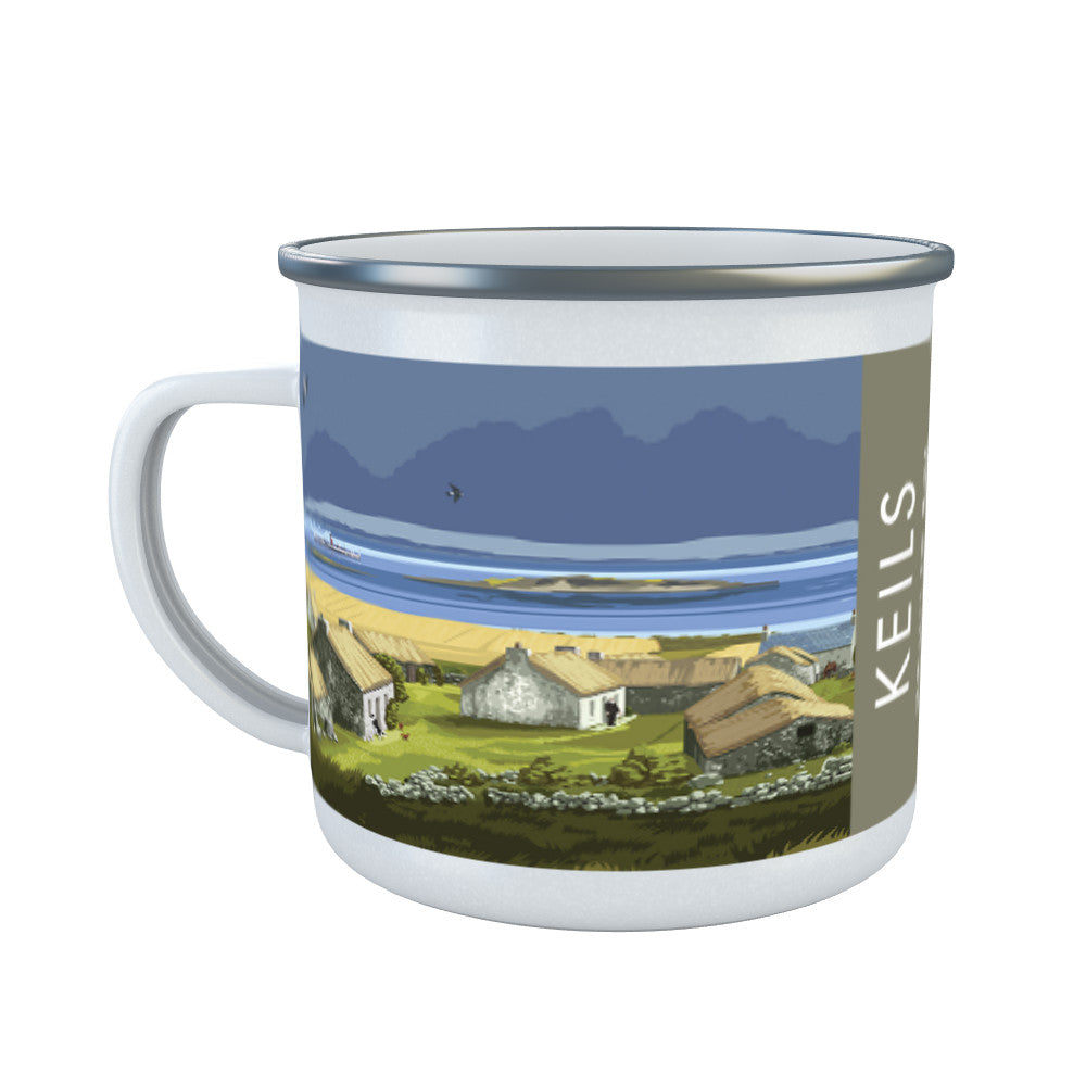 Keils, The Isle of Jura, Scotland Enamel Mug