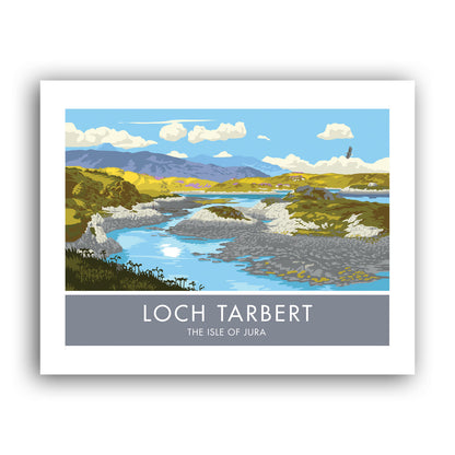 Loch Tarbert Art Print