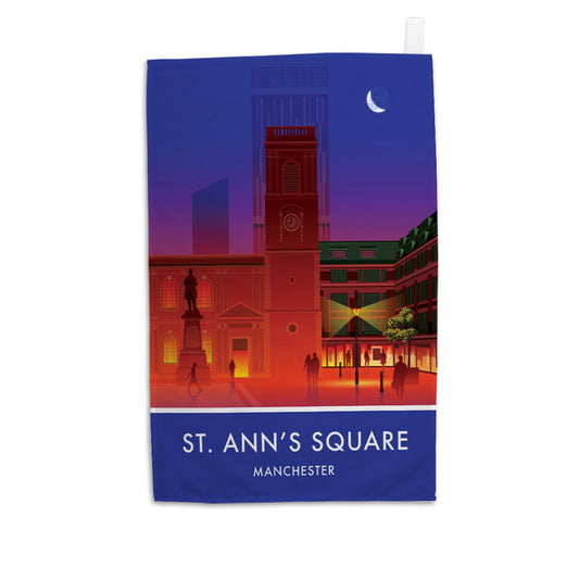 St Ann's Square, Manchester Tea Towel