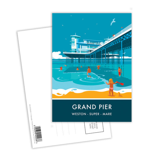 Grand Pier Postcard Pack of 8