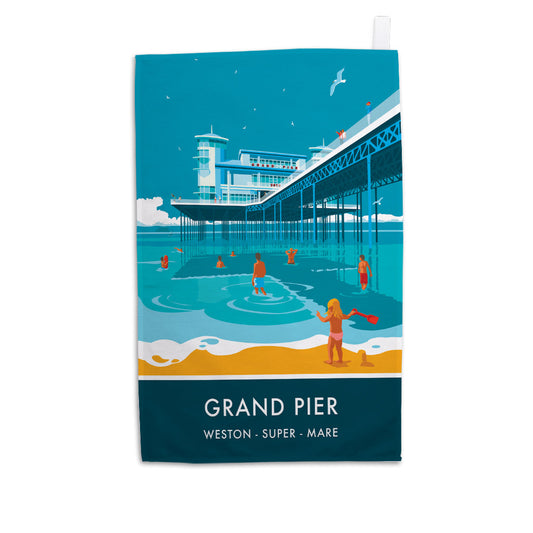 Grand Pier Tea Towel
