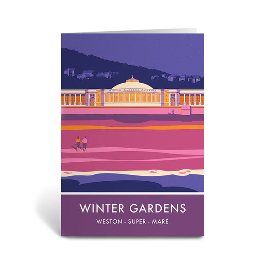 Winter Gardens, Weston Greeting Card 7x5