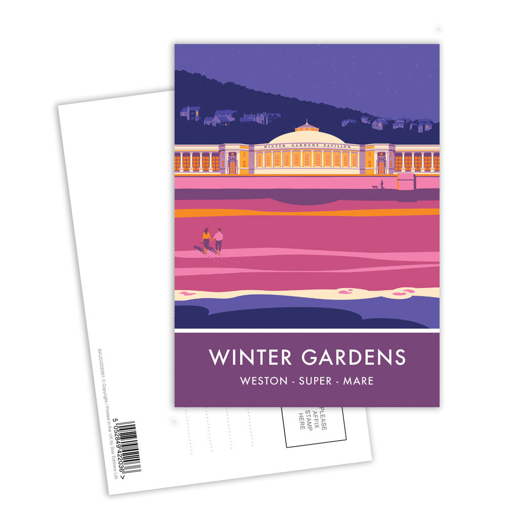 Winter Gardens, Weston Postcard Pack of 8