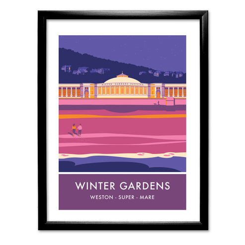 Winter Gardens, Weston Art Print