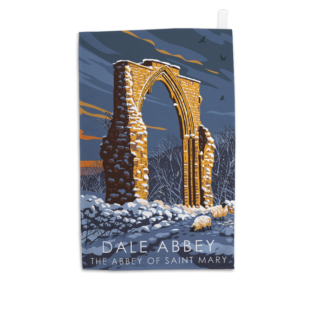 Dale Abbey, Saint Mary's Abbey Tea Towel