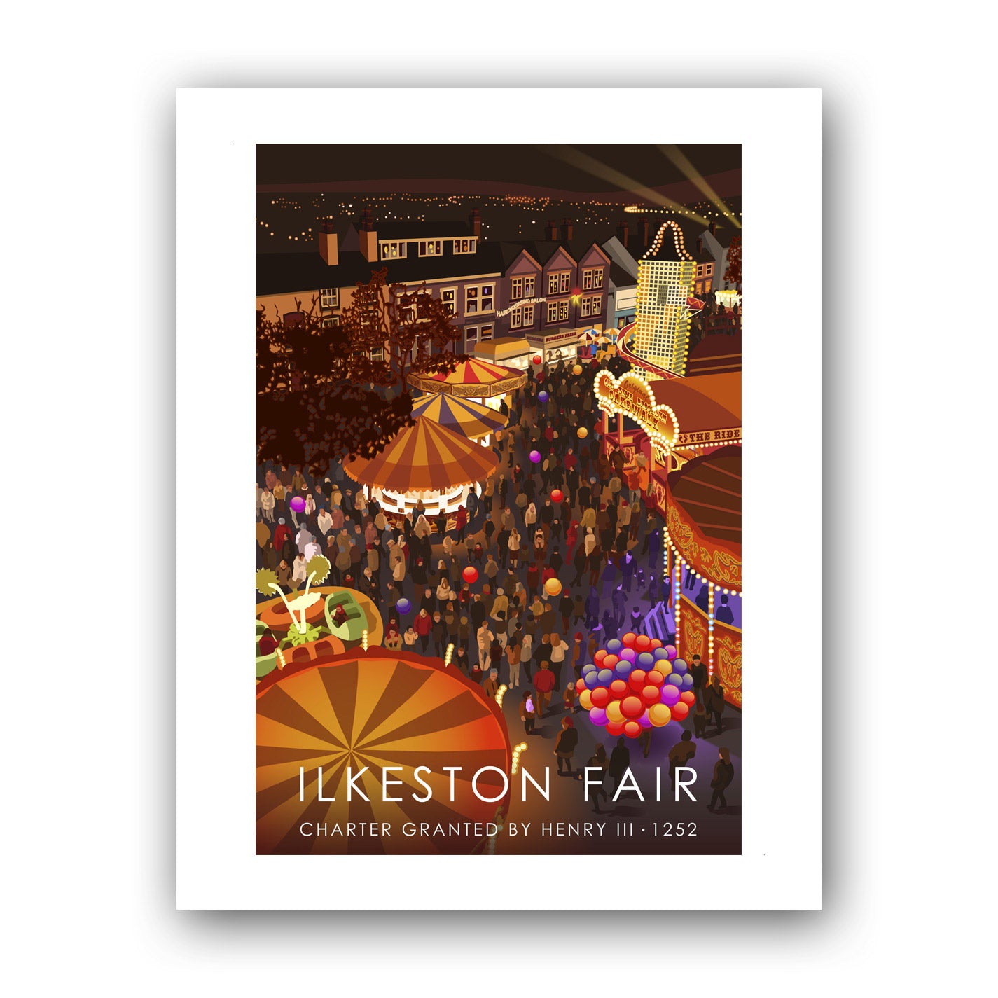 Ilkeston Fair Art Print