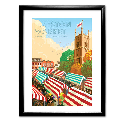 Ilkeston Market Art Print