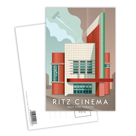 Ritz Cinema, Ilkeston Postcard Pack of 8