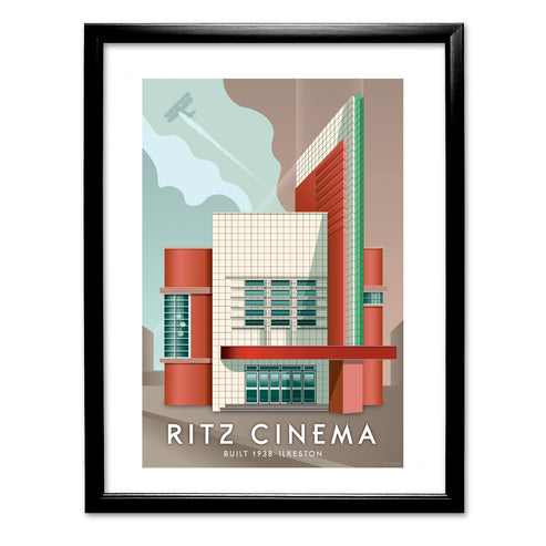 Ritz Cinema, Ilkeston Art Print