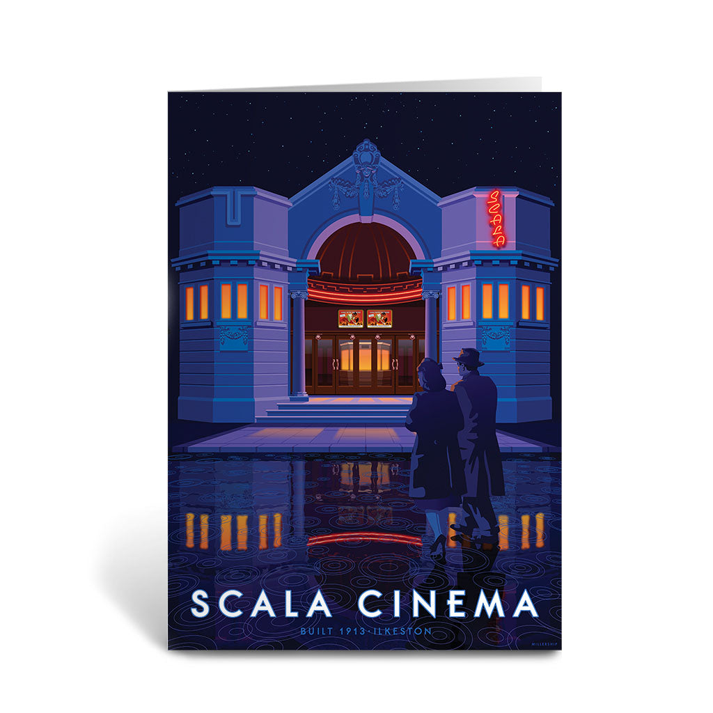 Scala Cinema, Ilkeston Greeting Card 7x5