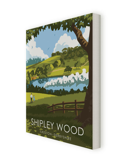 Shipley Wood, Ilkeston Canvas