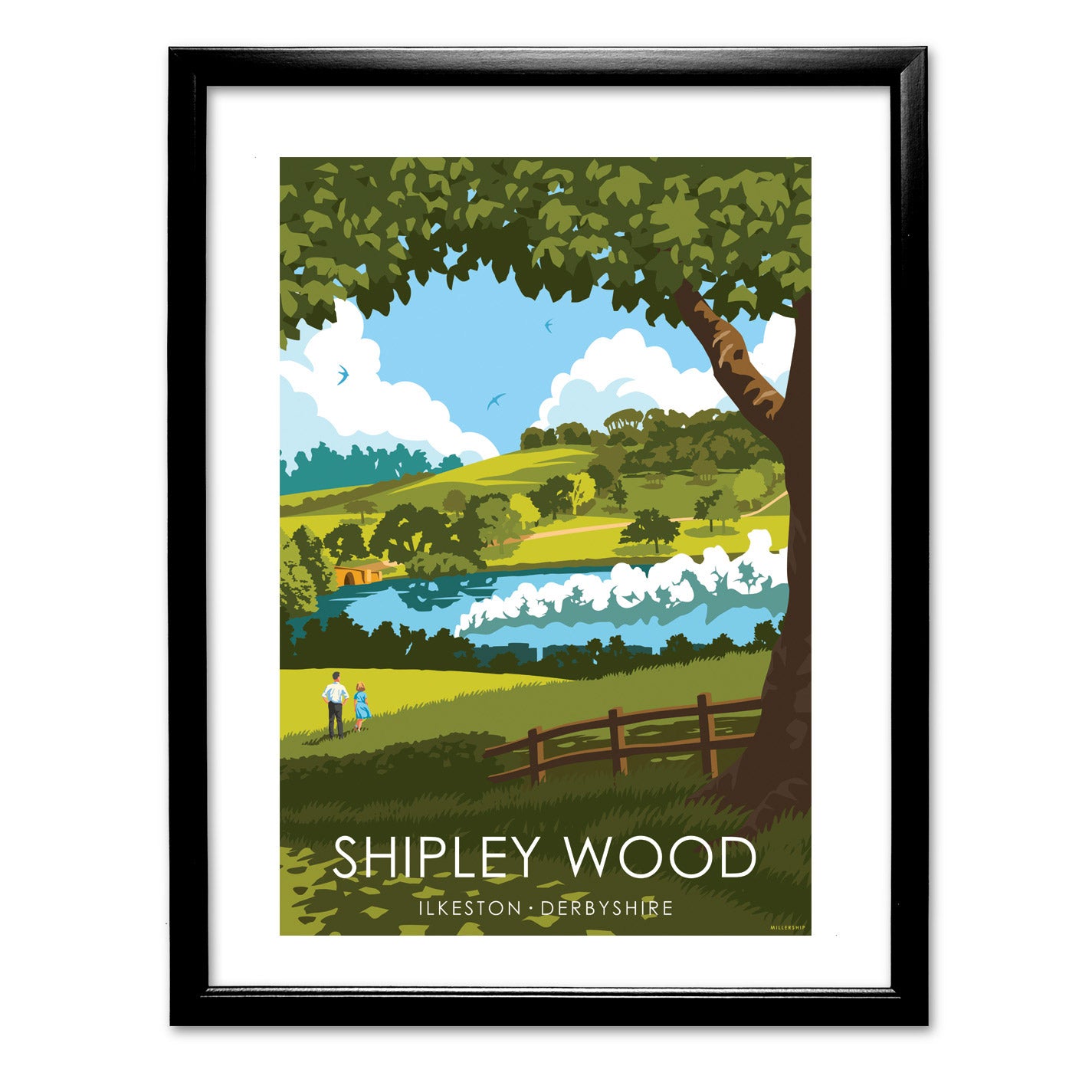 Shipley Wood, Ilkeston Art Print