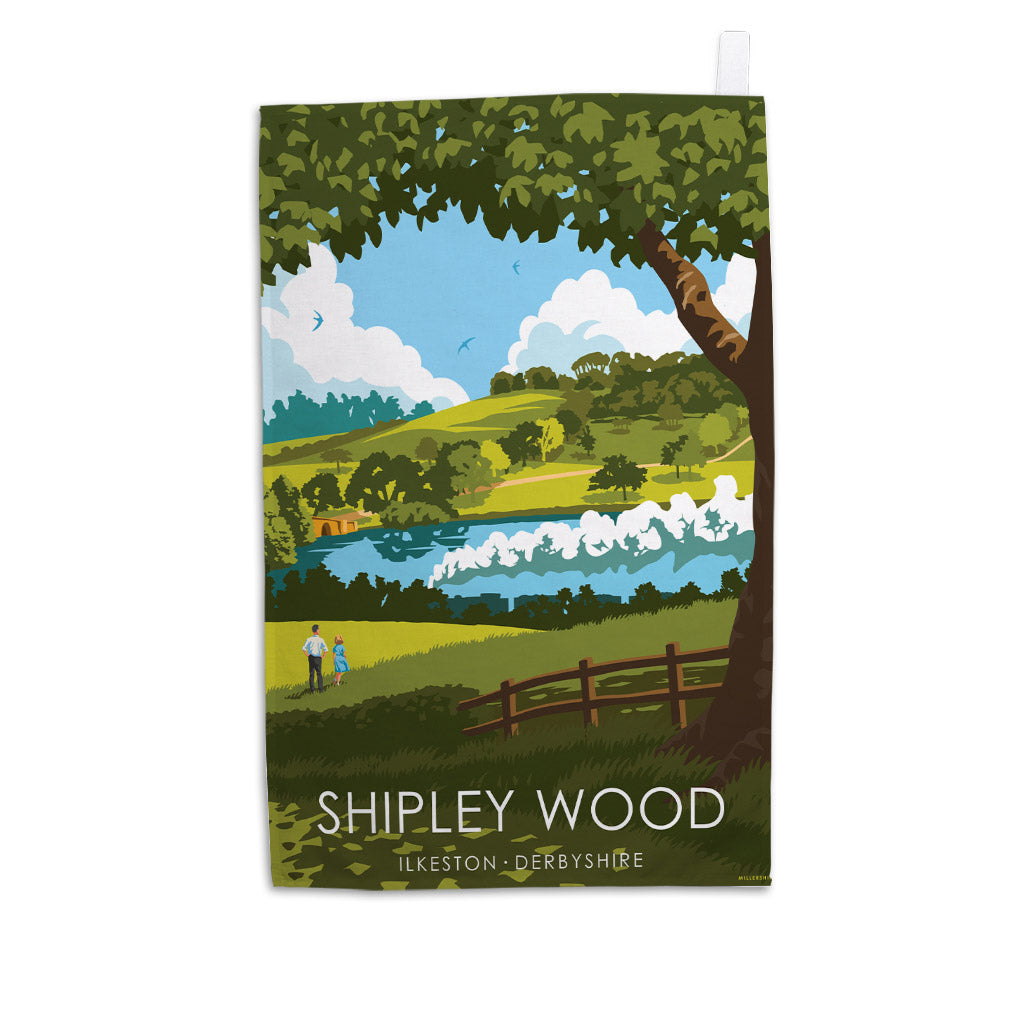 Shipley Wood, Ilkeston Tea Towel