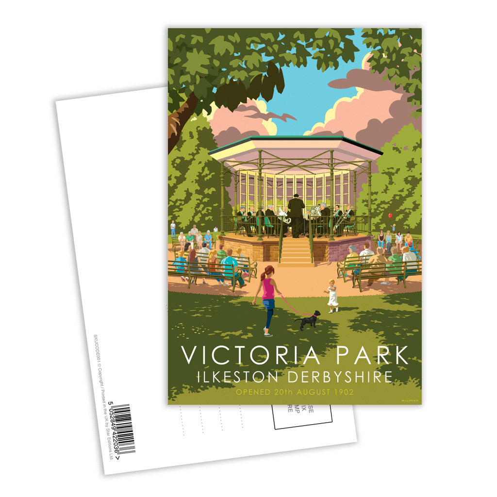Victoria Park Postcard Pack of 8