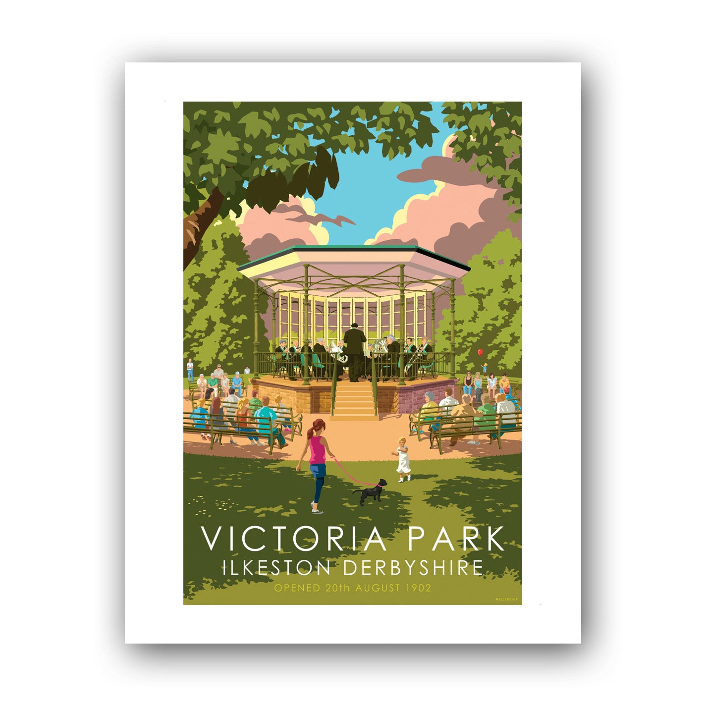 Victoria Park Art Print