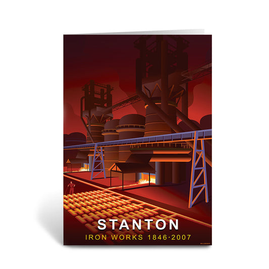 Stanton Iron Works Greeting Card 7x5
