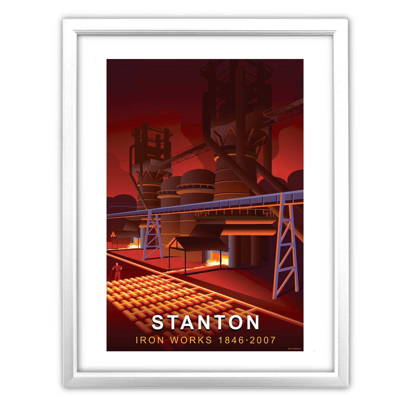 Stanton Iron Works Art Print