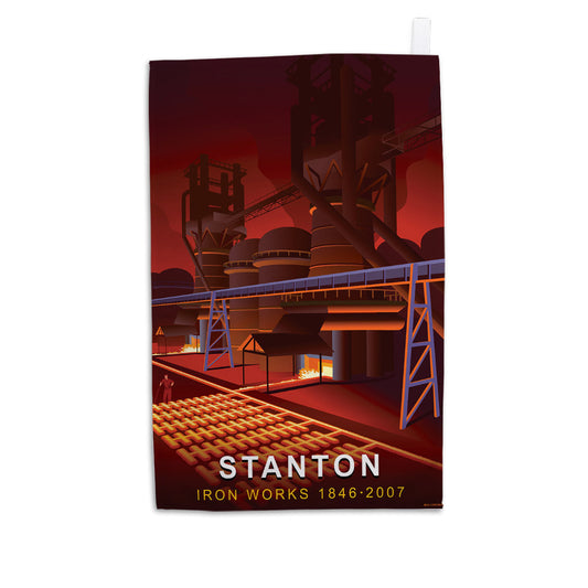 Stanton Iron Works Tea Towel