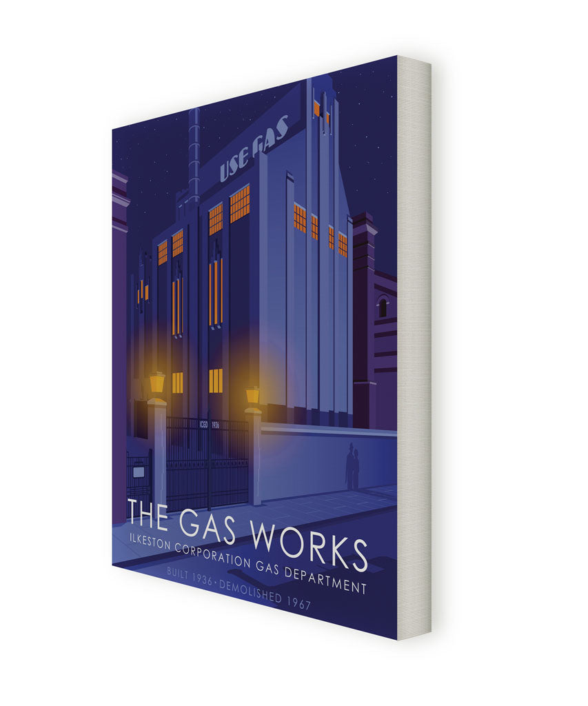 The Gas Works Ilkeston Canvas