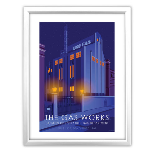 The Gas Works Ilkeston Art Print