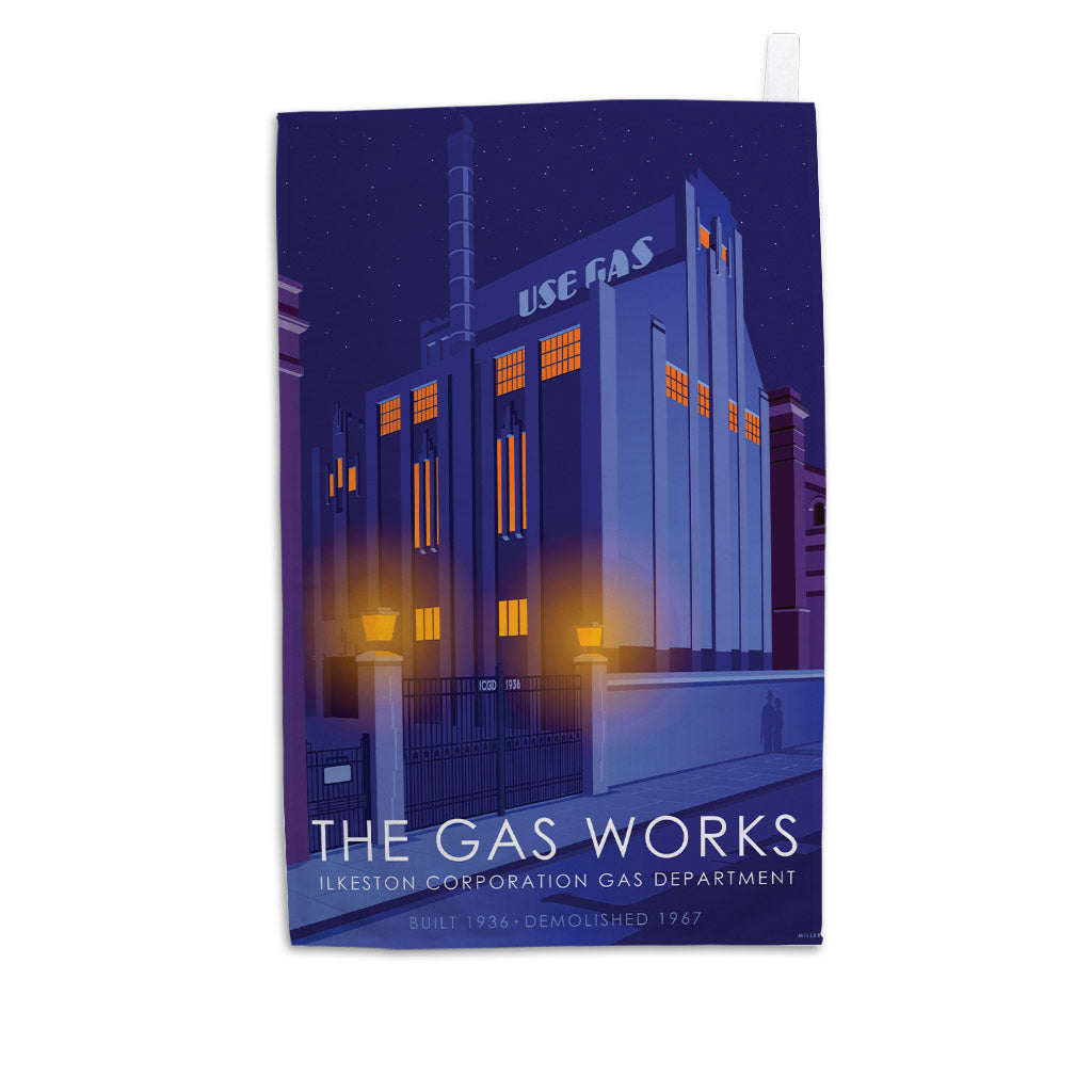 The Gas Works Ilkeston Tea Towel