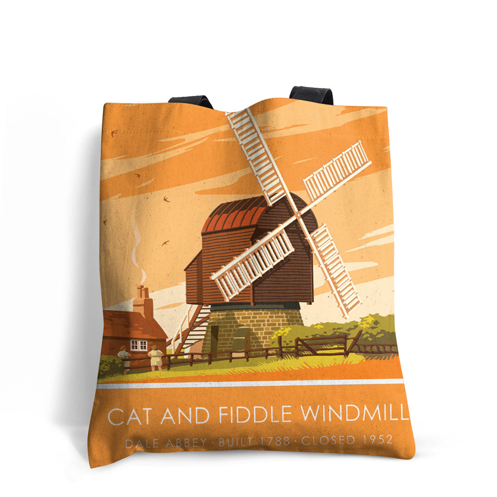 Cat And Fiddle Windmill Premium Tote Bag