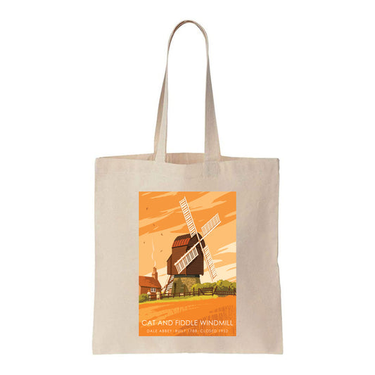 Cat And Fiddle Windmill Tote Bag