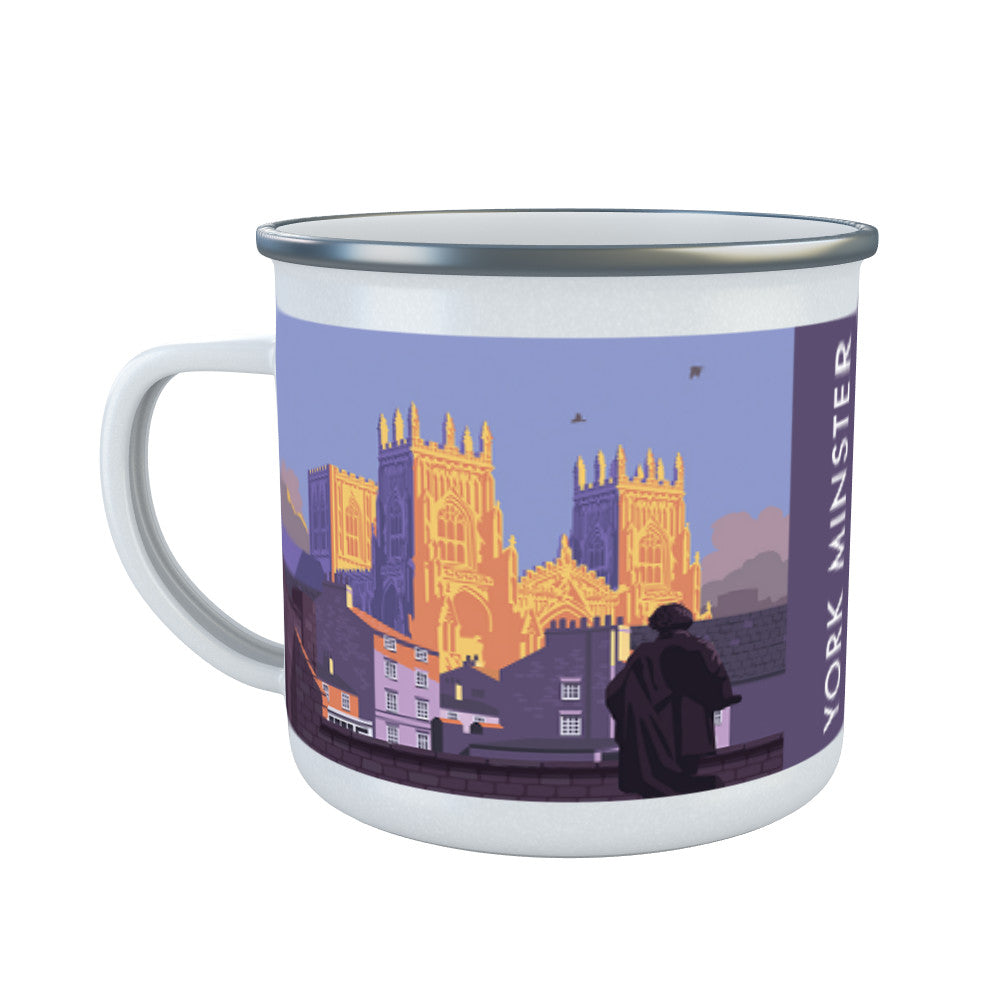 York Minster, York, Yorkshire Enamel Mug