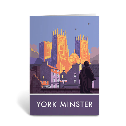 York Minister Greeting Card 7x5