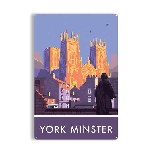 York Minister Metal Sign