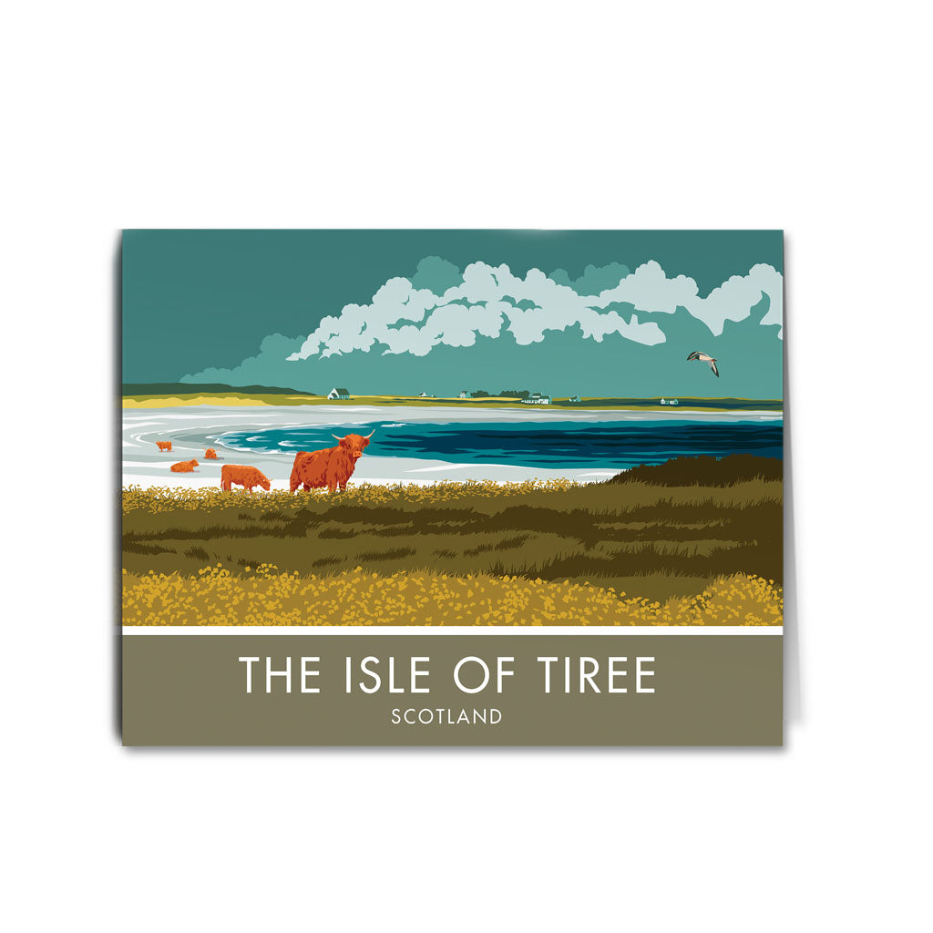 The Isle of Tiree Greeting Card 7x5