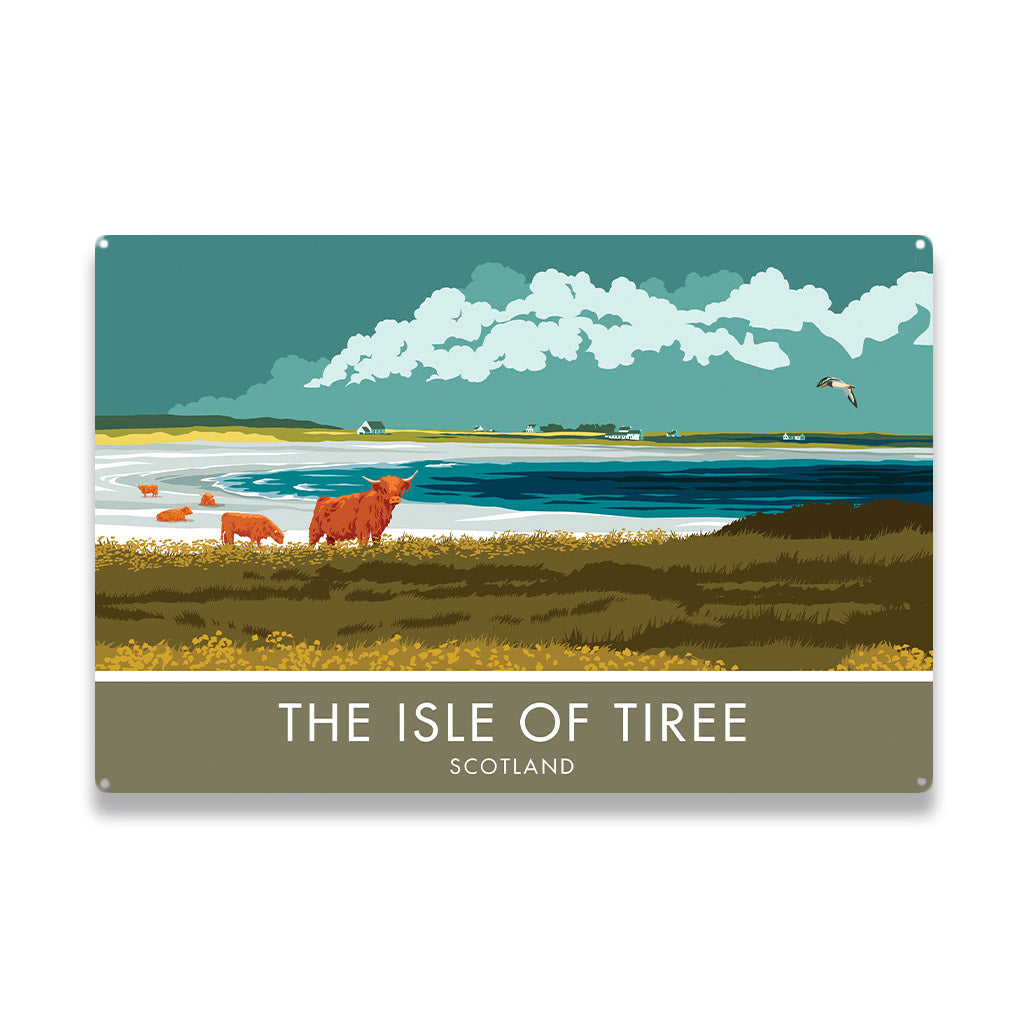 The Isle of Tiree Metal Sign