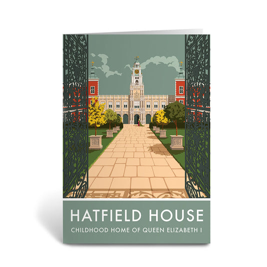Hatfield House Greeting Card 7x5