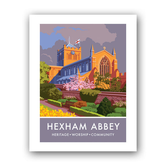 Hexham Abbey Art Print