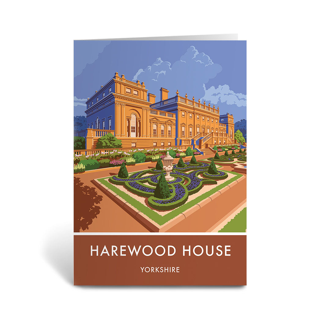 Harewood House, Yorkshire Greeting Card 7x5