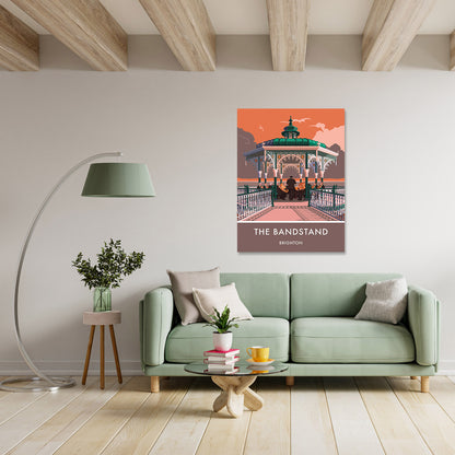 The Bandstand, Brighton Art Print