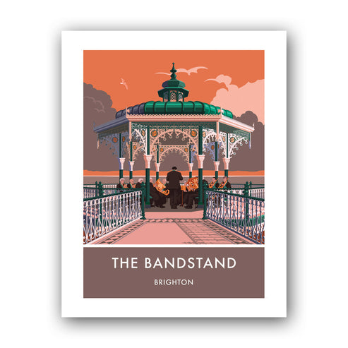 The Bandstand, Brighton Art Print