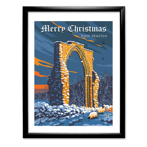 Merry Christmas from Ilkeston Art Print