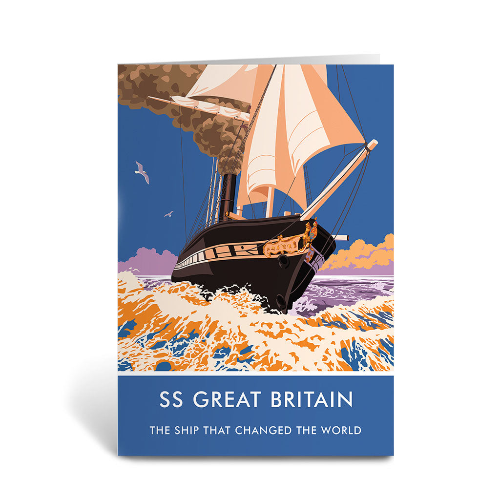 Ss Great Britain Greeting Card 7x5